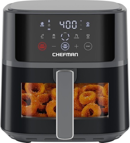 Chefman RJ386TWGRY 6 QT Compact Air Fryer - Grey (Open Box) - $76.49