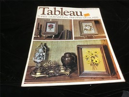 Tableau Three Dimensional Painting on Glass Craft Pattern Booklet - $12.00