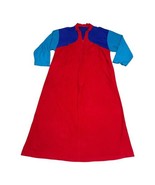 Vanity Fair Color Block Zip Up Red Blue Robe Nightgown House Coat M P Vi... - £35.72 GBP