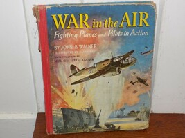Vintage 1941 War in the Air Fighting Planes and Pilots in Action Hard Co... - $276.80 MXN