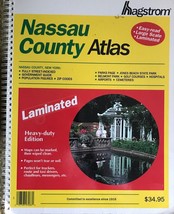 Hagstrom Nassau County, New York Atlas, Laminated Heavy-Duty Edition, 1997 - £87.05 GBP