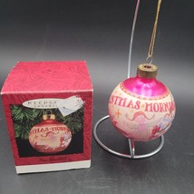 Hallmark Keepsake  MARY ENGELBREIT Christmas Morning 1993 Ornament Glass Ball - £9.28 GBP