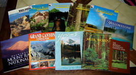 Lot (11) NATIONAL PARKS Tourism Guide Books: Badlands, Grand Canyon, Yosemite... - £38.37 GBP