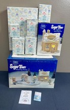 New in Box ENESCO Precious Moments Sugar Town Skating Pond 7 Piece Collector Set - £61.85 GBP