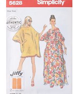 Simplicity UV5628OS 1970s Vintage Fashion Womens Caftan Sewing Pattern K... - $24.71