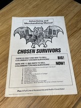1974 Chosen Survivors Movie Poster Press Kit Vintage Cinema KG Jackie Co... - £27.09 GBP
