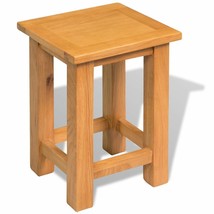 Solid Oak Side Table End Nightstand Plant Telephone Stand Garden Living Room - £125.62 GBP