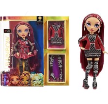 RAINBOW HIGH Mila Berrymore- Burgundy Red Fashion Doll. 2 Designer Outfits - $47.93