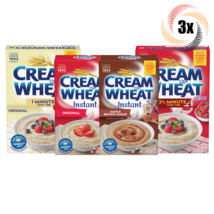 3x Boxes Cream Of Wheat Variety Instant Hot Cereal | 12-28oz | Mix &amp; Match - £32.79 GBP