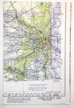 Vintage World Aeronautical Chart Lake Itasca (266) 30th Edition 1960 Fli... - $20.00