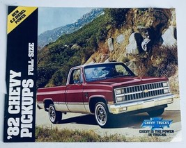 1982 Chevrolet Pickups Full-Size Dealer Showroom Sales Brochure Guide Catalog - £7.46 GBP