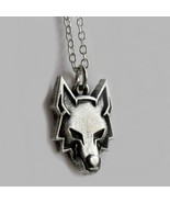 WOLF NECKLACE 18&quot; Chain Pewter Face Pendant Outdoor Mountain Wilderness NEW - €7,61 EUR