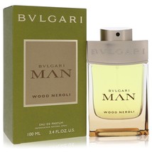 Bvlgari Man Wood Neroli Cologne By Bvlgari Eau De Parfum Spray 3.4 oz - £46.55 GBP