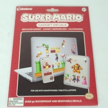 Nintendo Super Mario Bros Removable Gadget Decals Big Stickers NEW Sealed - $21.77