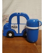 Kinder Collection Police Car Lunch Box With Thermos NWT - $421.11 MXN