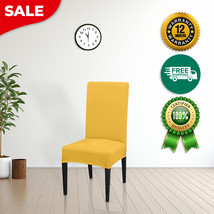 Anyhouz Chair Cover Yellow with Anti-Dirt and Waterproof Elastic - $326.19 MXN