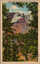Mt. Rushmore Memorial Black Hills SD Postcard PC499 - £3.97 GBP