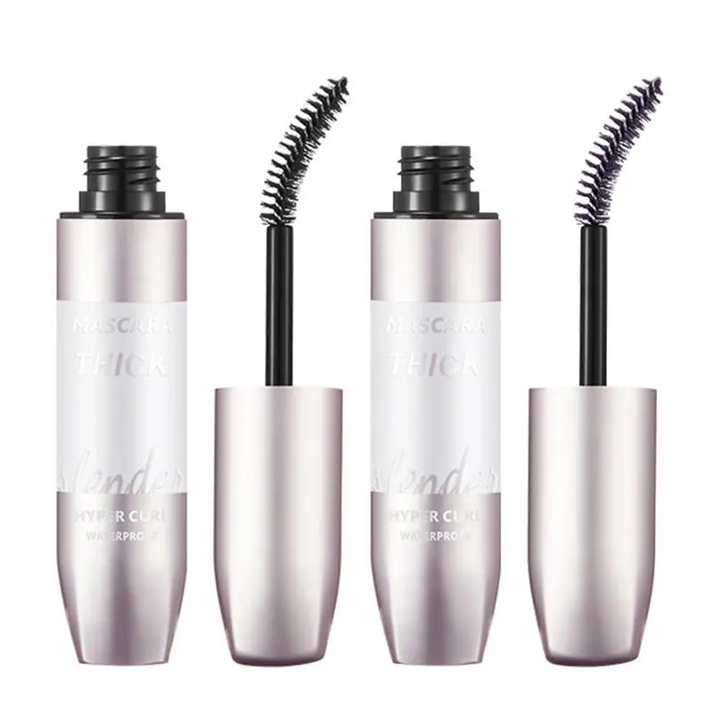 4D Silk Fiber Lash Mascara Waterproof Mascara For Eyelash Extension Black Coffee - £26.99 GBP