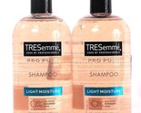 2 Ct TRESemme 16 Oz Light Moisture Shampoo Free Of Sulfates Paraben Dye - £23.58 GBP
