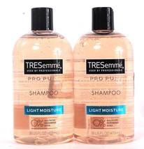 2 Ct TRESemme 16 Oz Light Moisture Shampoo Free Of Sulfates Paraben Dye - £23.97 GBP