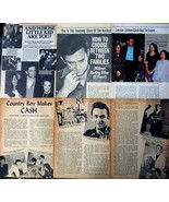 JOHNNY CASH ~ 15 Color and B&amp;W Clippings, Articles, Pin-Up from 1959, 19... - $10.29 CAD