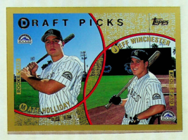 1999 Topps Draft Picks Matt Holliday/Jeff Winchester #442 - Rookie Baseball Card - £3.54 GBP