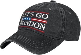 Let’s Go Brandon Baseball Cap FJB Retro Cotton Cowboy Hat  Adjustable Gr... - £12.99 GBP