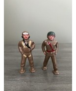 Vintage Barclay WWII Infantry Man Soldier &amp; Aviator Paratrooper - Set of 2 - £25.47 GBP