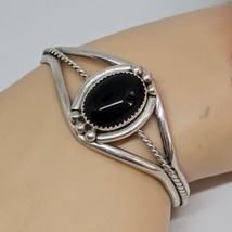 DM Daniel Martinez Navajo Sterling Silver Black Onyx Bangle Bracelet - $169.95