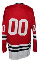 Any Name Number Columbus Owls Retro Hockey Jersey Red Any Size image 2
