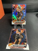 (2) Lot 2023-24 Topps Chrome Scoot Henderson Rookie Card RC #60 Trail Blazers - £4.58 GBP