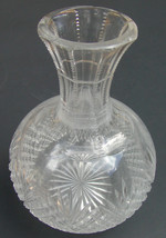 Possible American Brilliant Period ABP Cut Glass Wine Decanter Bottle Carafe Vas - £18.97 GBP