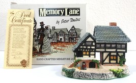 New in Box Naturecraft Turrock Hall Memory Lane Cottages By Peter Tomlin... - $19.80
