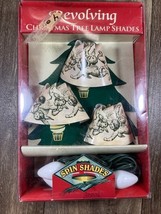 Revolving Christmas Tree SPIN SHADES Lamp 1994 Angels Cherubs - $335.33 MXN