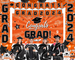 Graduation Party Decorations Orange Class of 2024 Graduation Party Suppl... - $38.44
