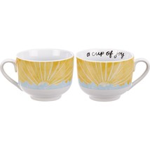 A Cup of Joy Mug Stoneware 20 Oz. Stoneware Mug Inspiration Collection - £19.45 GBP