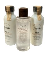 Fresh Kombucha Face Cleansing Treatment Essence &amp;2 Fresh Milk Body Milk ... - $469.52 MXN