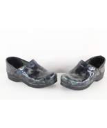 Dansko Womens EU 39 US 8.5 9 Marbled Patent Leather Slip On Clogs Mules ... - $1,198.50 MXN