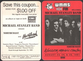 Michael Stanley Band OTTO Cloth Promotional Backstage Pass from the Concert at.. - £6.15 GBP