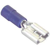 1/4&quot; (16-14) Female Disconnect Crimp Terminal Blue 50 Pcs. - $18.45