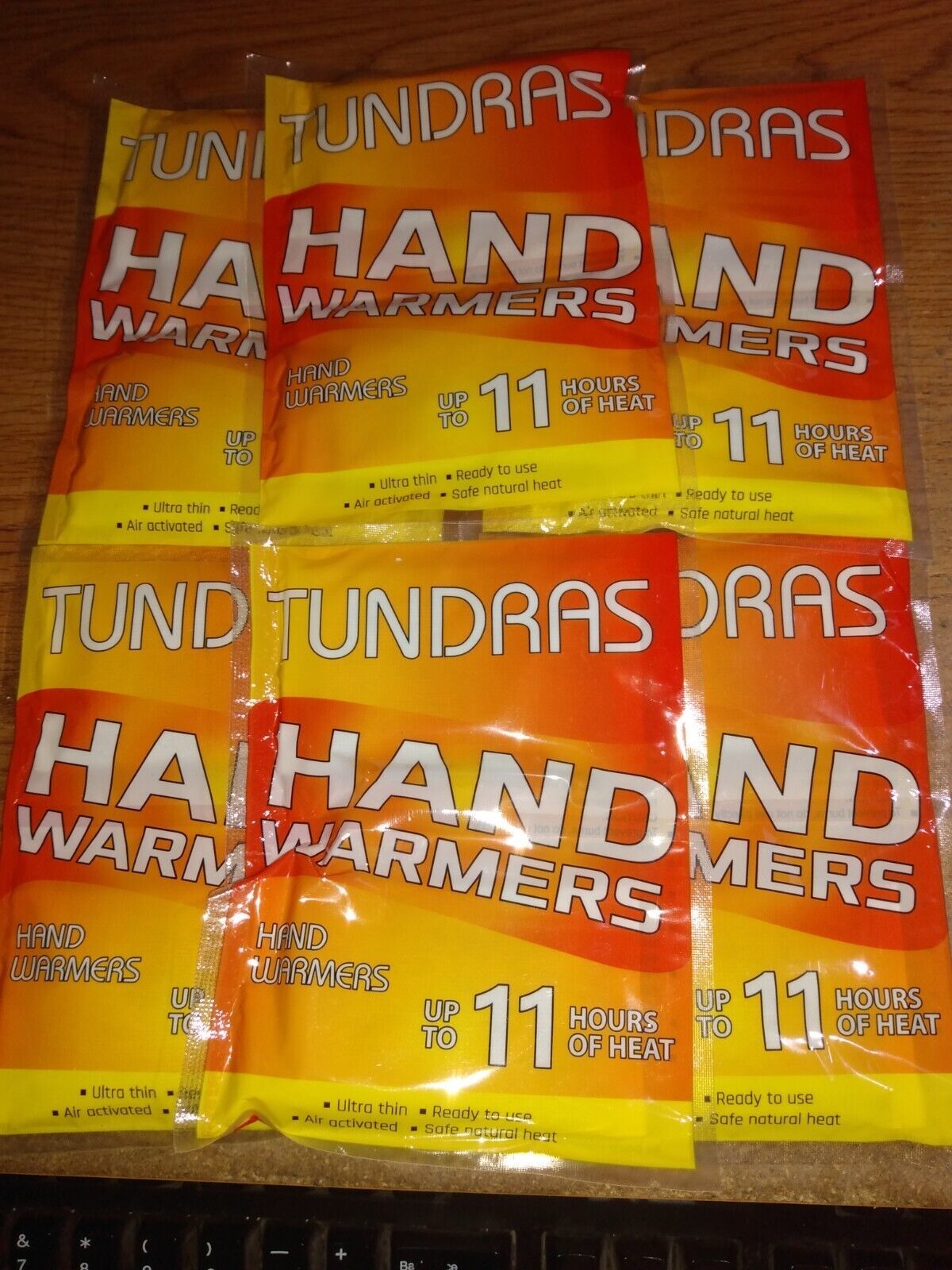 7/Packs Tundras Hot Hand Warmers Natural Long Lasting 11 Hour Safe exp 1... - $10.00