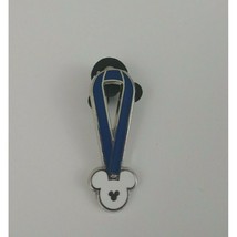 2010 Disney Hidden Mickey 2 of 5  Blue Lanyard Medal Trading Pin - £3.43 GBP