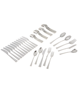 Gorham Biscayne 65 PC Flatware Set Service For 12 Stainless 18/10 Hammer... - £213.96 GBP