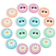 16 Pcs Cute Thumb Grip Caps Compatible With Nintendo Switch/Switch Oled/... - £19.60 GBP
