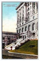 Scalinata A Terrace Hotel Fairmont San Francisco California Ca DB Cartolina W16 - £3.16 GBP