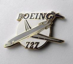 BOEING 727 CLASSIC PASSENGER AIRCRAFT PLANE LAPEL PIN BADGE 1.5 INCHES - £4.43 GBP