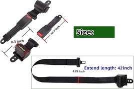 Golf Cart Retractable Seat Belts and Bracket Kit 4 Passenger for ezgo/club car image 3