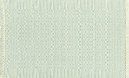 Artisan Handwoven Dollhouse Rug 6&quot;x9&quot; Crystal Blue #6, Cotton - £51.13 GBP