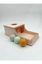 Montessori Continuity Box, Pastel Colored Balls, Educational Wooden Toy - £30.66 GBP