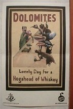 Dolomites Poster Le Joli Jour for a Hogshead Whisky-
show original title... - $8.96